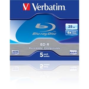 Verbatim BD-R SL 6x 25GB (5er Jewel Case)