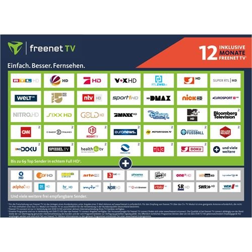 FREENETTV CI+ Jahresmodul (12 Monate)