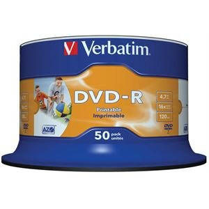 Verbatim DVD-R 4,7GB 16x 50er Spindel